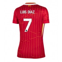 Dres Liverpool Luis Diaz #7 Domáci pre Ženy 2024-25 Krátky Rukáv